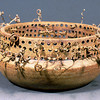 Fontbonne University > Ceramic class offered each semester. Cerramic bowl with fibers.