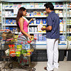 Fontbonne University > Couple shopping in supermarket